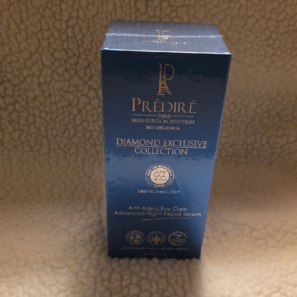 Predire Paris Anti-Aging Eye Care Advanved Night Repair‎ Serum, New, 1.7 floz.